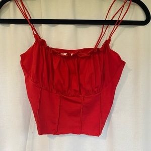Red Princess Polly Crop Top!